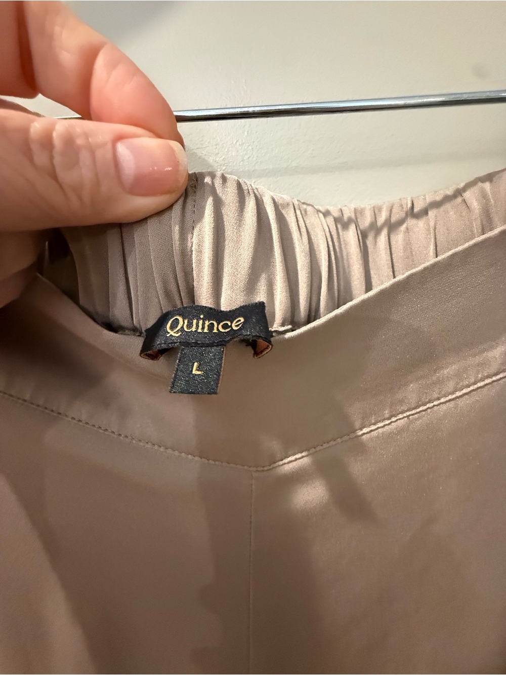 Quince wide leg pants. Size L - Picture 3 of 5